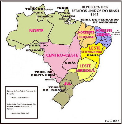 IBGE divulga nova divisão territorial com foco nas articulações regionais -  MundoGEO