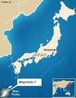 Mapa mostra a localizao do Terremoto no Japo, nas Ilhas Riukyu. </br></br> Palavras-chave: Terremoto. Tsunami. Japo. Sendai. Sismos. Maremotos. Tquio. Epicentro. Placas Tectnicas. Abalos Ssmicos. 