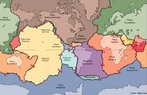 O supercontinente do sul Gondwana inclua a maior parte das zonas de terra firme que hoje constituem os continentes do Hemisfrio Sul, incluindo a Antrtida, Amrica do Sul, frica, Madagascar, Seychelles, ndia, Austrlia, Nova Guin, Nova Zelndia, e Nova Calednia. </br></br> Palavras-chave: Supercontinente. Animais. Deriva Continental. Placas Tectnicas.