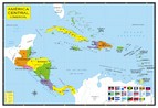 A Amrica Central  um istmo que une a Amrica do Sul e a Amrica do Norte. Limita-se a oeste com o Oceano Pacfico, a leste com o Oceano Atlntico, a Norte com a Amrica do Norte na fronteira da Guatemala com o Mxico, e a Sul com a Amrica do Sul na fronteira do Panam com a Colmbia.</br></br>Economicamente a Amrica Central no se destaca muito, tendo a agricultura como base de sua economia. Outras atividades incluem a extrao de madeiras de lei e a caa.</br></br> Palavras-chave: Amrica Central. Istmo. Pas. Territrio. Subdesenvolvimento. Terremotos.