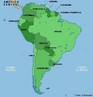 Com uma extenso de cerca de 17,8 milhes de km, a Amrica do Sul comporta 6% da populao mundial dividida em 12 pases e 7 territrios. So eles a Argentina, Bolvia, Brasil, Chile, Colmbia, Equador, Guiana, Paraguai, Peru, Suriname, Uruguai e Venezuela e, os territrios da Guiana Francesa, Ilha de Pscoa, Ilhas Galpagos, Ilhas Gergia e Sandwich, Fernando de Noronha e Ilhas Malvinas. Limita-se ao norte com a Amrica Central,  leste com o oceano atlntico e  oeste com o oceano pacfico.</br></br> Palavras-chave: Amrica do Sul. Pas. Territrio.