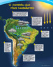 Os rios voadores so cursos de gua atmosfricos,  formados por massas de ar carregadas de vapor de gua, muitas vezes acompanhados por nuvens, e so propelidos pelos ventos. Essas correntes de ar invisveis passam em cima das nossas cabeas carregando umidade da Bacia Amaznica para o Centro-Oeste, Sudeste e Sul do Brasil. O diagrama mostra os caminhos dos rios voadores. </br></br>Palavras-chave: Rios voadores. Desmatamento. Floresta Amaznica. gua. Seca.