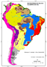 O novo mapa de relevo da Amrica do Sul, foi elaborado por Jurandyr Luciano Sanches Ross, Professor Titular do Departamento de Geografia da USP - Universidade de So Paulo.</br> </br> O mapeamento, a partir de imagens de radar do satlite Shuttle Radar Topography Mission (SRTM), da Nasa, complementadas pelas do Google Earth, pelo mapa geolgico da Amrica do Sul produzido pela Companhia de Pesquisa de Recursos Minerais (CPRM), por trabalhos acadmicos e levantamentos de  campo em 2015/2016, apresenta 35 unidades geomorfolgicas.  </br></br> O mapa delimita as unidades dos trs blocos fundamentais do continente (a Cordilheira dos Andes a oeste, a grande depresso e plancie central adjacente s montanhas e os planaltos de menor altitude no centro-leste), com base em diferenas da constituio geolgica, solos e formas de relevo.  </br></br> O mapa acompanhado de  um artigo cientfico tm como nfase o relevo brasileiro,  na perspectiva e contexto do continente sul-americano.  A partir dos fatos geotectnicos que balizam toda a gnese da geologia e geomorfologia da Amrica do Sul, procura-se destacar como a gnese da geomorfologia brasileira est intrinsicamente relacionada com a  de todo o continente. Ainda que a preocupao central seja tratar do relevo do territrio brasileiro, este no se explica por si s, e assume uma outra dimenso quando se insere a dinmica crustal que ao gerar cordilheiras como a dos Andes, produz simultaneamente uma vasta e estreita depresso central com plancies e pantanais, e ao mesmo tempo contribui para explicar a existncia de serras e escarpas como as da Serra do Mar e Mantiqueira e inmeras outras. </br></br> O novo mapa, na escala de 1:8 milhes, pode ser til no planejamento ambiental e econmico. </br></br> <a href="http://www.geografia.seed.pr.gov.br/modules/galeria/detalhe.php?foto=1606&evento=7" target="_blank">Acesse a Legenda</a>. </br></br> <a href="http://rbg.ibge.gov.br/index.php/rbg/article/view/28/9" target="_blank">Acesse o artigo cientfico O Relevo brasileiro no contexto da Amrica do Sul</a>. </br></br> Palavras-chave: Relevo. Amrica do Sul. Brasil. Continente. Mapa.  